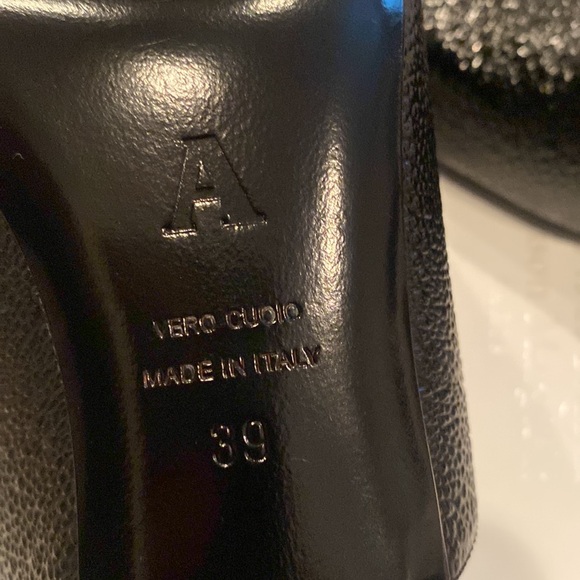 1017 ALYX 9SM Black Betta Slingback Heels - Picture 5 of 6